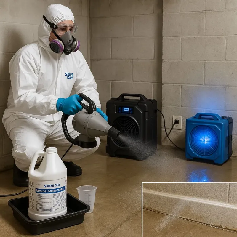 Sanitization and Odor Removal process in Magnolia, TX